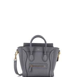 Celine Luggage Bag Grainy Leather Nano #227770C17B